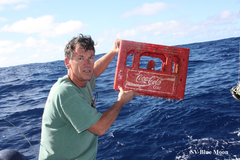 Coca-Cola Plastic Crate found in the Great Pacific Garbage Patch

SV Blue Moon